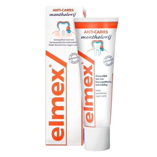 Tandenborstel.com Elmex Anti-Cariës Mentholvrije Tandpasta - 75 ml aanbieding