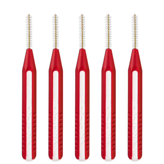 Lactona Lactona EasyGrip Interdentaal Ragers 3mm rood - 5 stuks