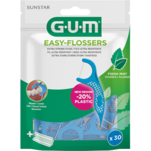 GUM Easy-Flossers Cool Mint - 30 stuks