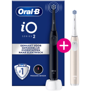 Oral-B iO Series 2 Black + Extra Body Pink