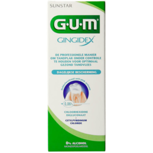 GUM Gingidex Mondspoeling 0,06% Chloorhexidine - 300 ml