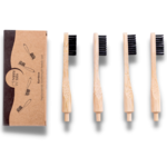 Happy Tabs Bamboe Opzetborstels - 4 stuks Happy Tabs Happy Tabs Bamboe Opzetborstels - 4 stuks