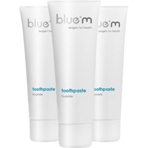 BlueM Fluoride Tandpasta - 3 x 75 ml