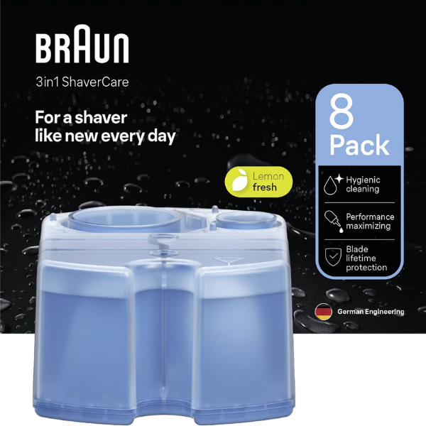Braun Braun 3-in-1 ShaverCare Cartridges - 8 stuks