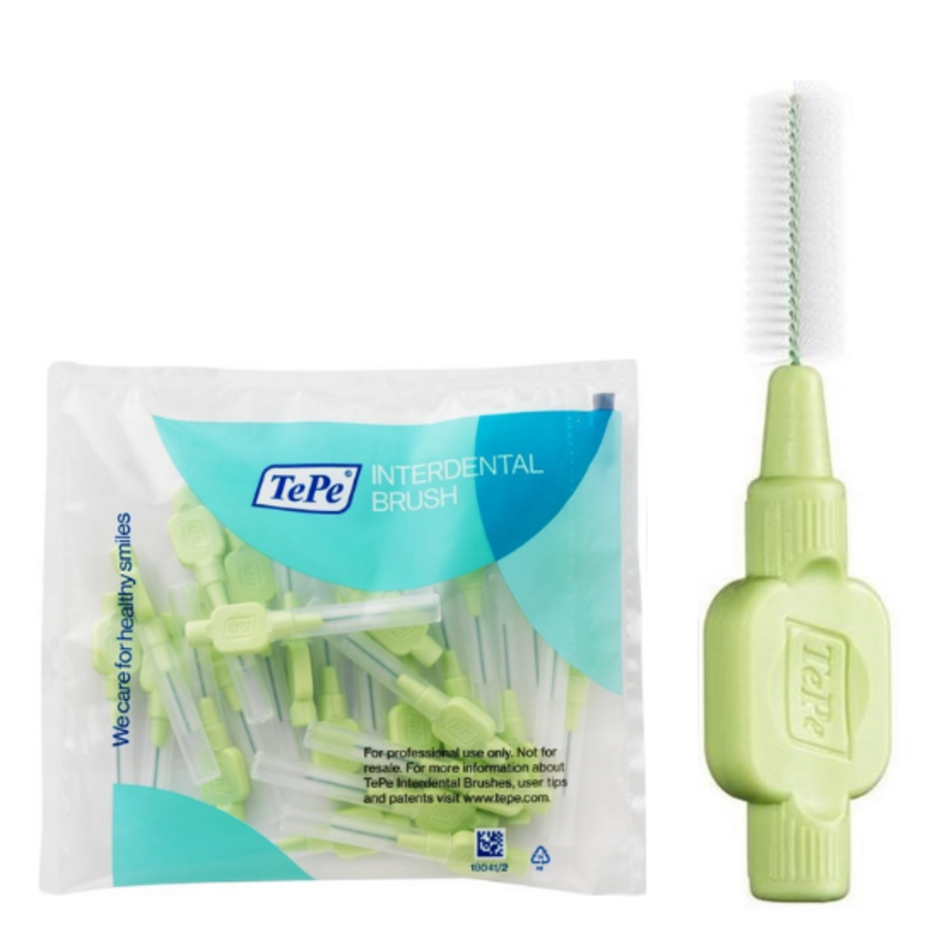 TePe Interdentale Ragers Extra Soft 0.8 mm groen - 25 stuks TePe TePe Interdentale Ragers Extra Soft 0.8 mm groen - 25 stuks