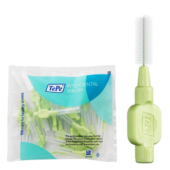 TePe Interdentale Ragers Extra Soft 0.8 mm groen - 25 stuks TePe TePe Interdentale Ragers Extra Soft 0.8 mm groen - 25 stuks