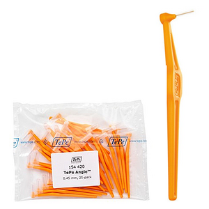 TePe Interdentale Ragers Angle 0.45 mm oranje - 25 stuks