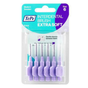 TePe Interdentale Ragers Extra Soft 1.1 mm lila - 6 stuks