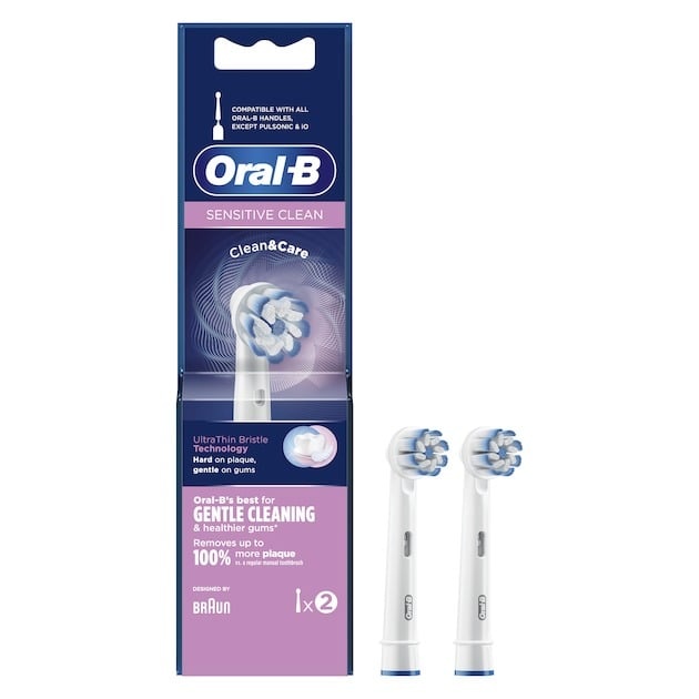 Tandenborstel.com Oral-B Sensitive Clean opzetborstels - 2 stuks aanbieding