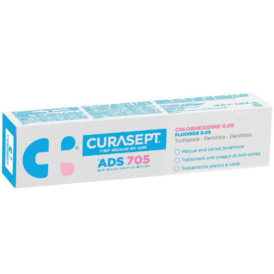 Curasept Curasept ADS 705 Tandpasta 0,05% Chloorhexidine - 75 ml