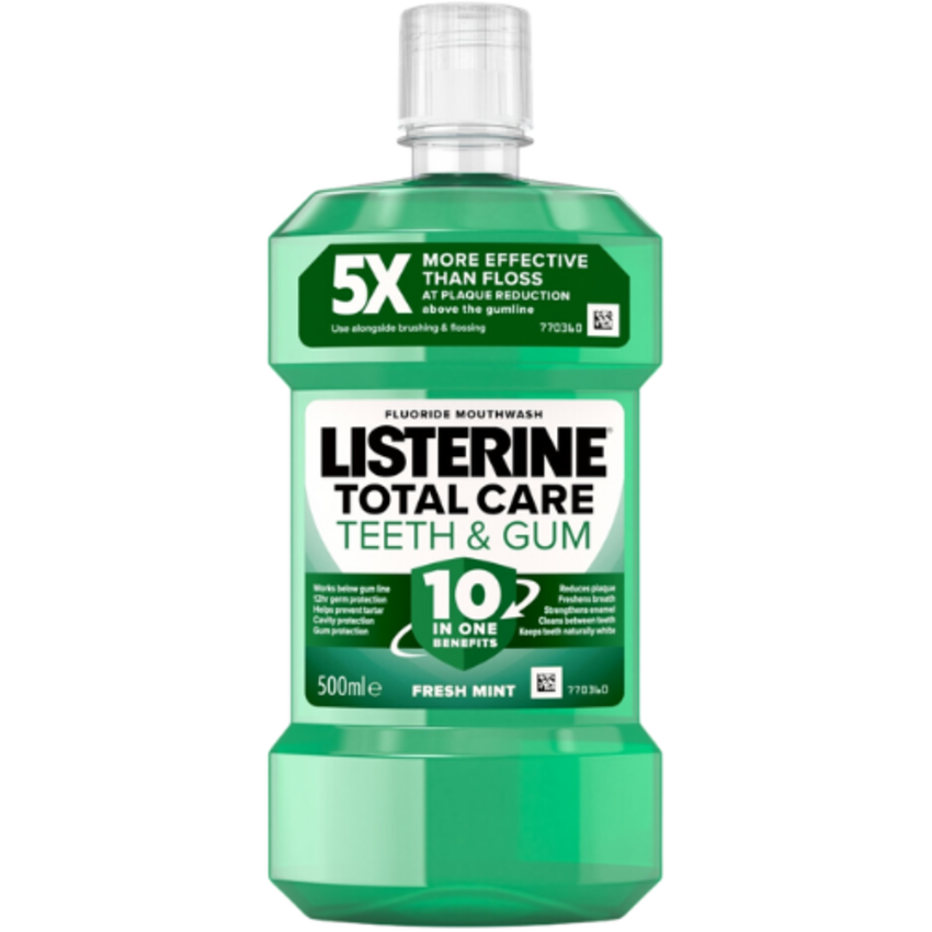 Listerine Listerine Total Care 10-in-1 Teeth & Gum Mondwater - 500  ml