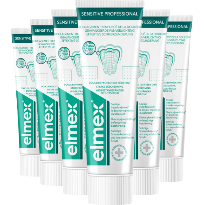 Elmex Elmex Sensitive Professional Tandpasta - 6 x 75 ml