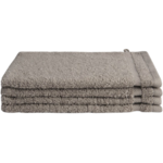 Byrklund Byrklund Washandjes 16x21 cm Taupe - 4 stuks