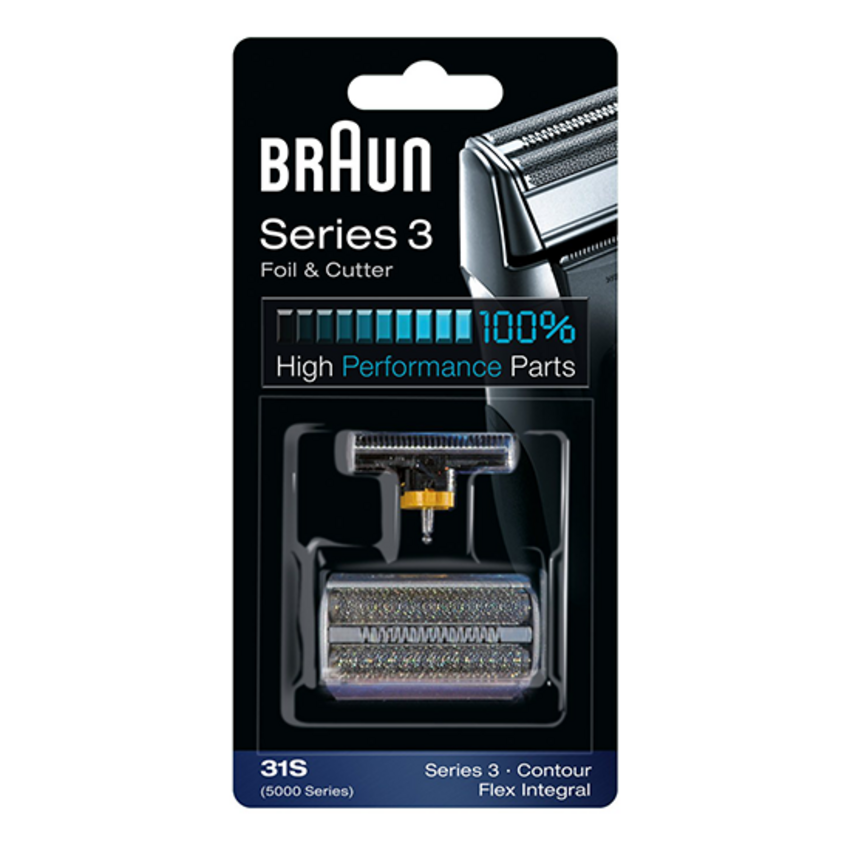 Braun 31S Foil & Cutter - Scheerkop voor Series 3 scheerapparaten Braun Braun 31S Foil & Cutter - Scheerkop voor Series 3 scheerapparaten