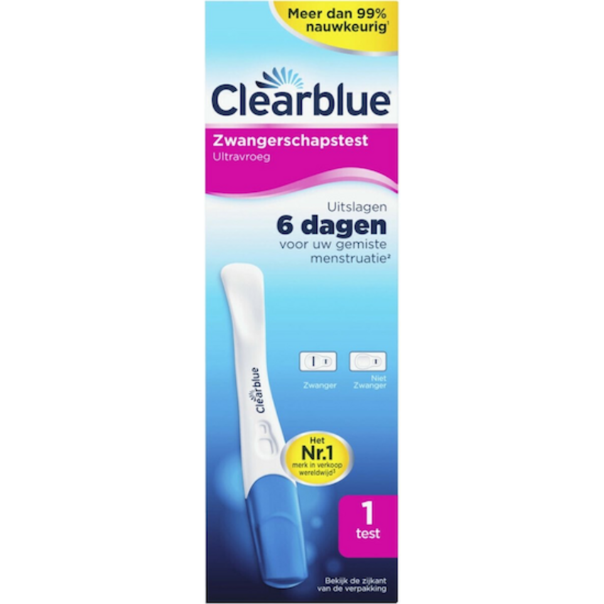 Clearblue Clearblue Zwangerschapstest Ultravroeg - 1 stuk
