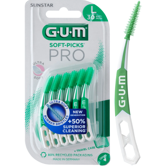 Tandenborstel.com GUM Soft-Picks PRO Large - 30 stuks aanbieding