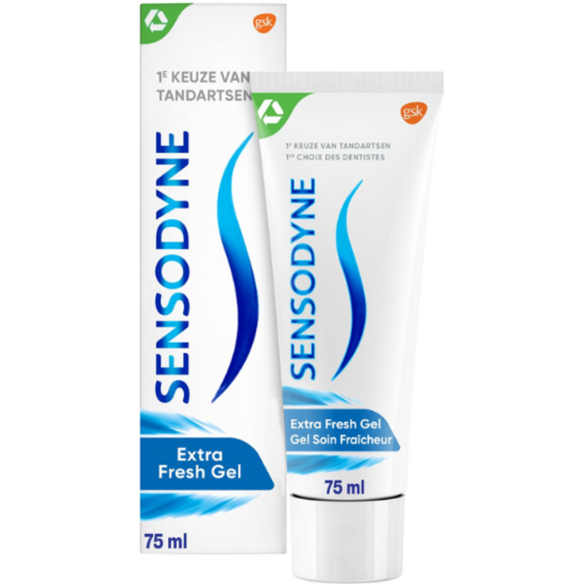 Sensodyne Extra Fresh Gel Tandpasta - 75 ml Sensodyne Sensodyne Extra Fresh Gel Tandpasta - 75 ml