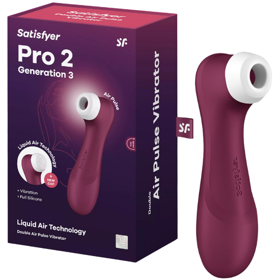 Satisfyer Pro 2 - Generation 3 - Wijnrood