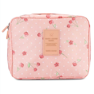 Toilettas #HappyHoliday - Roze Kersjes