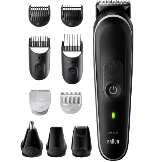 Tandenborstel.com Braun Series 7 MGK7421 AutoSense 10-in-1 Multi-Trimmer - Baard, Lichaam en Haar - Blauw aanbieding