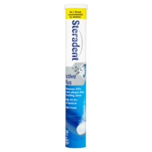 Steradent Active Plus kunstgebit reiniger - 30 tabletten