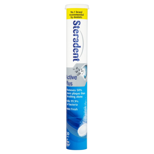 Steradent Steradent Active Plus kunstgebit reiniger - 30 tabletten