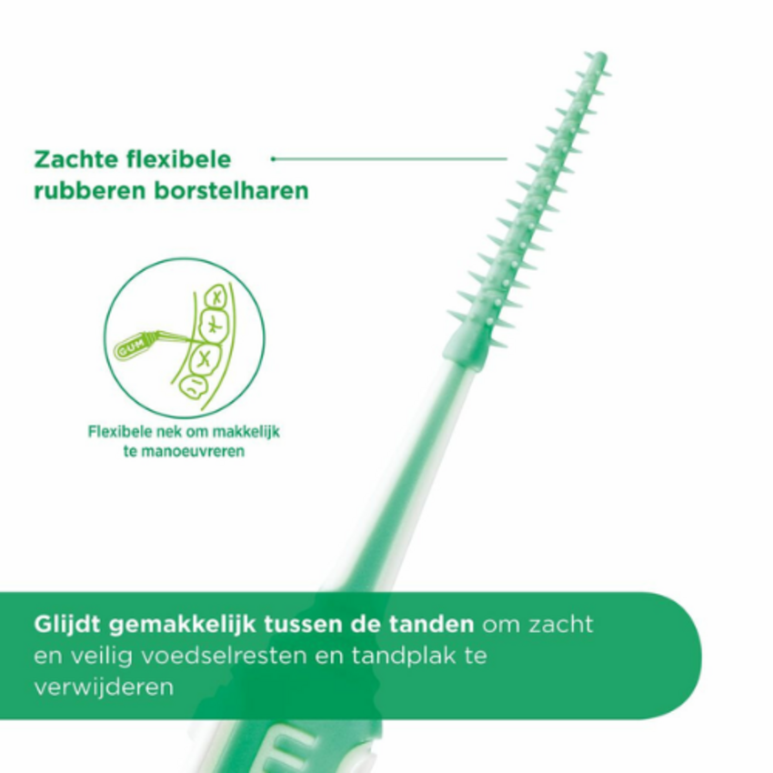 GUM GUM Soft-Picks Comfort Flex Large Mint - 6 x 40 stuks