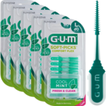 GUM GUM Soft-Picks Comfort Flex Large Mint - 6 x 40 stuks