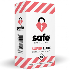 SAFE - Condooms Met Extra Glijmiddel - Superlube - 10 stuks