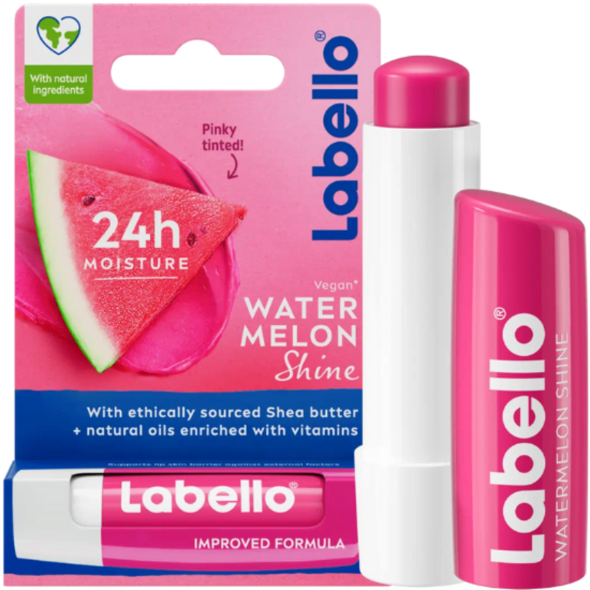 Labello Labello Watermelon Shine Lippenbalsem - 4,8g