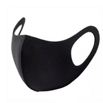 Wasbaar Mondmasker Scuba - Zwart - 1+1 GRATIS