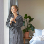 Walra Walra Badjas Casual Robe L/XL - Antraciet