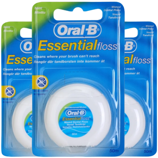 Oral-B Essential Floss 3 x 50 meter