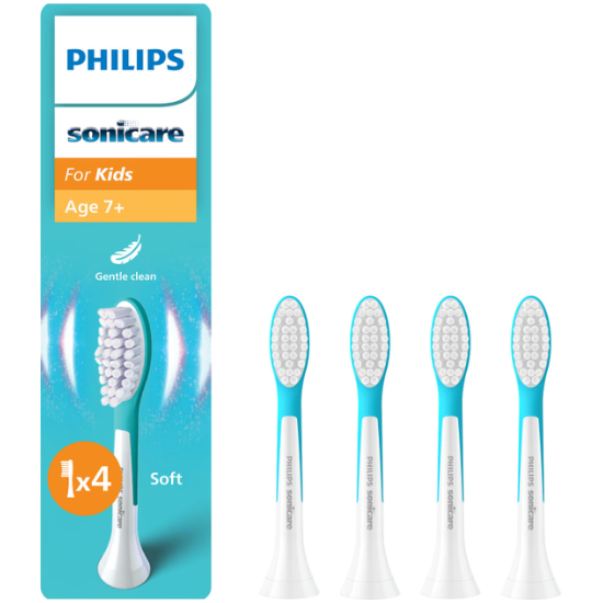 Philips Philips Sonicare For Kids 7+ Soft opzetborstels HX6044/90 - 4 stuks