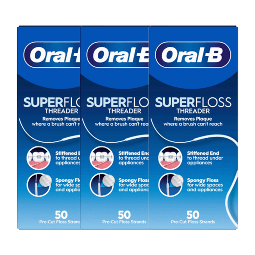 Oral-B Oral-B Super Floss - 3 x 50 stuks - Voordeelverpakking