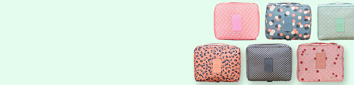 Handige vrolijke Toilettas