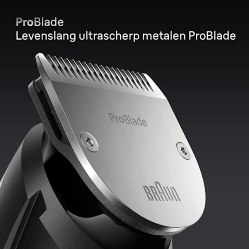 Braun Braun Series 7 BT7520 Baardtrimmer - met 6 Stylingtools - Blauw