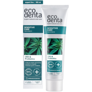 Ecodenta Sensitive Care Tandpasta - met CBD & Probiotica - 100 ml