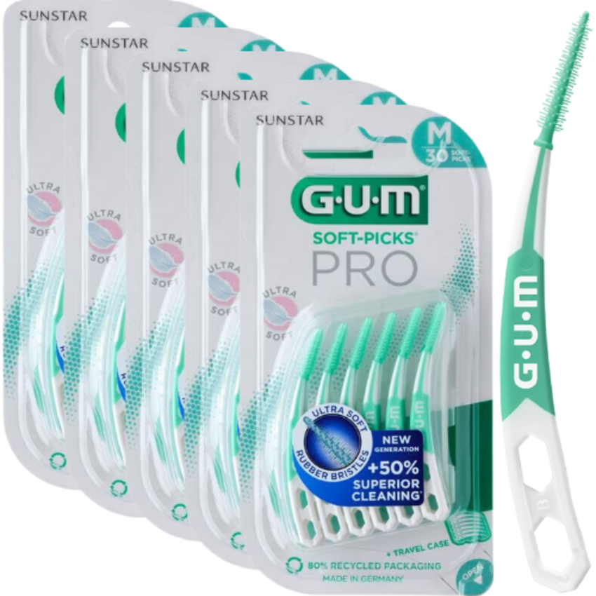GUM GUM Soft-Picks PRO Medium - 5 x 30 stuks