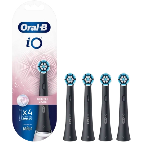 Oral-B Oral-B iO Gentle Care Black opzetborstels - 4 stuks
