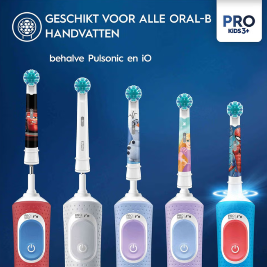 Oral-B Oral-B PRO Kids 3+ Spider-Man 8 opzetborstels - XL verpakking