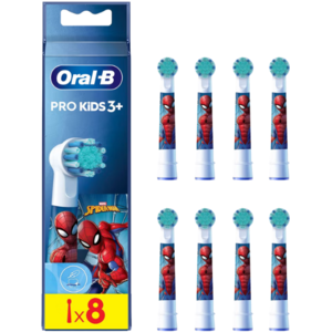 Oral-B PRO Kids 3+ Spider-Man 8 opzetborstels - XL verpakking