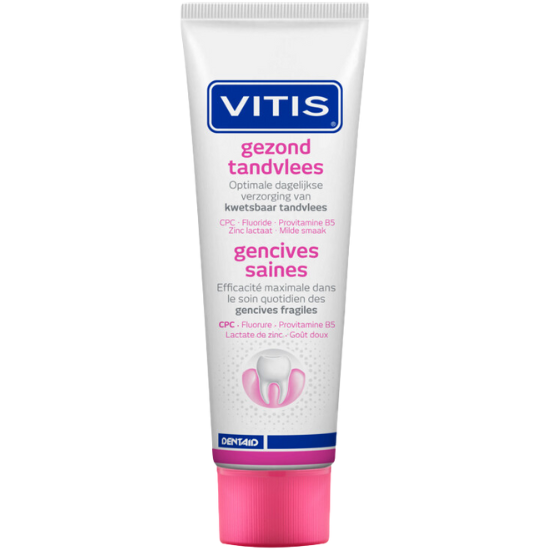 Tandenborstel.com Vitis Gezond Tandvlees Tandpasta - 75 ml aanbieding