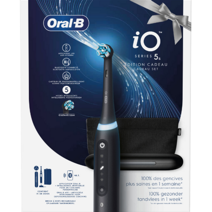 Oral-B Oral-B iO Series 5 Black Elektrische Tandenborstel - Gift Edition