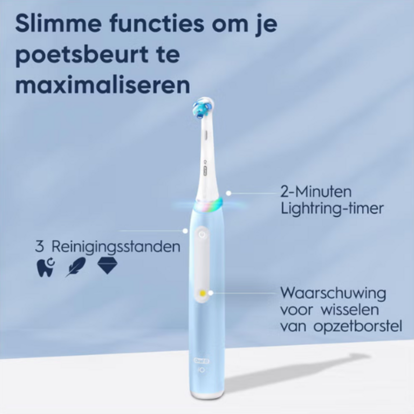 Oral-B Oral-B iO Series 3 Blue Elektrische Tandenborstel + Pouch Special Edition