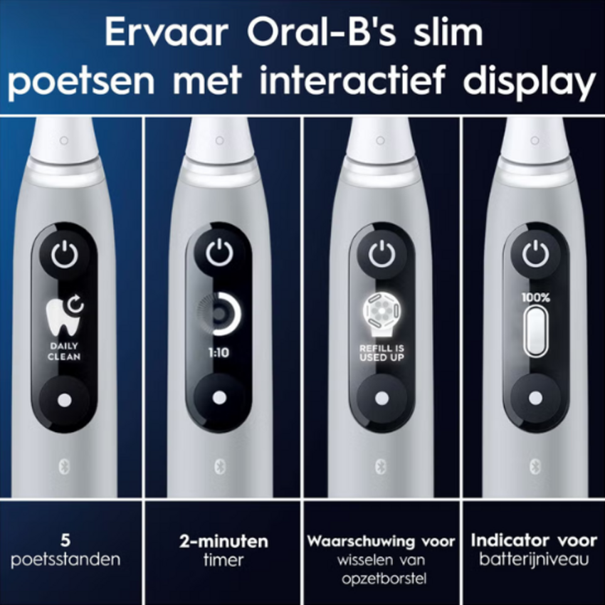 Oral-B Oral-B iO Series 6S Opal Grey Elektrische Tandenborstel