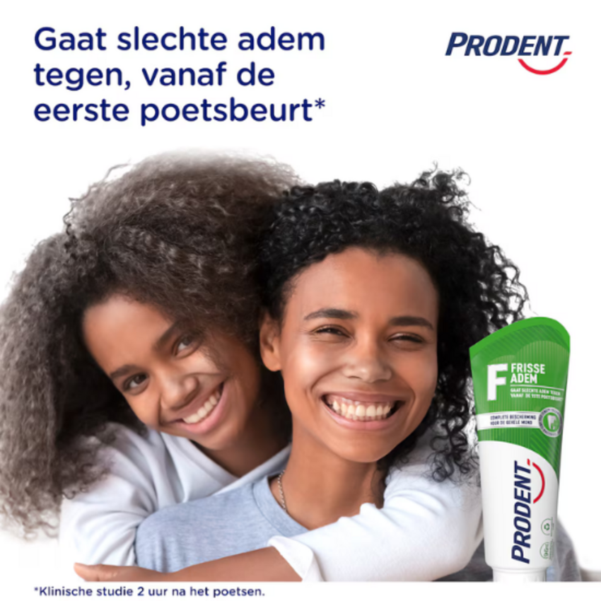 Prodent Frisse Adem Tandpasta - 75 ml Prodent Prodent Frisse Adem Tandpasta - 75 ml