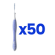 GUM Trav-Ler Ragers 0.6 mm lila - 50 stuks GUM GUM Trav-Ler Ragers 0.6 mm lila - 50 stuks
