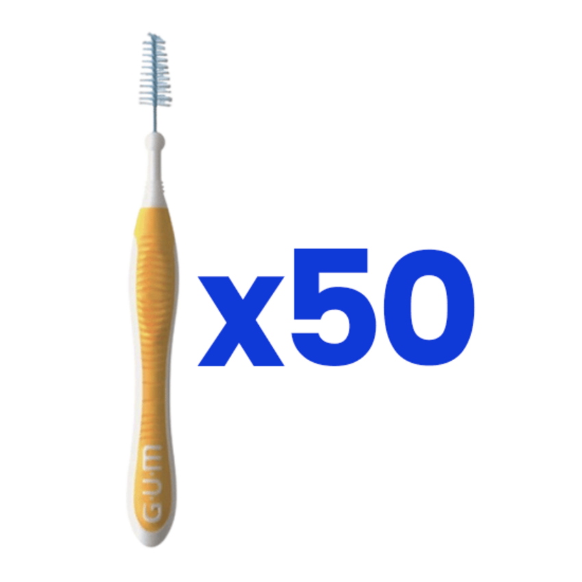 GUM GUM Trav-Ler Ragers 1.3 mm geel - 50 stuks