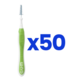 GUM Trav-Ler Ragers 1.1 mm groen - 50 stuks GUM GUM Trav-Ler Ragers 1.1 mm groen - 50 stuks